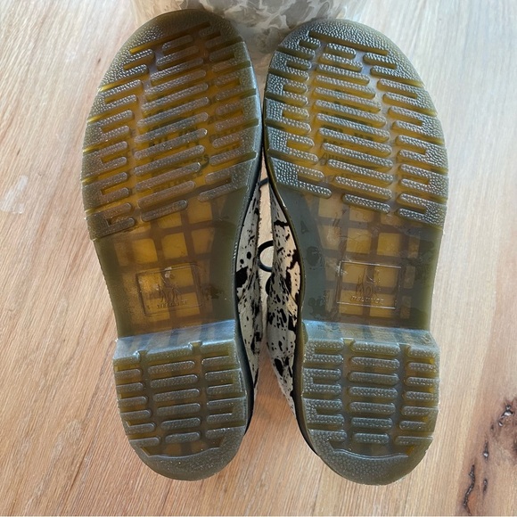 Belonce Combat Boots Women’s 6.5 Cow Print Hairon Grunge Funky Grunge Western - Picture 7 of 10